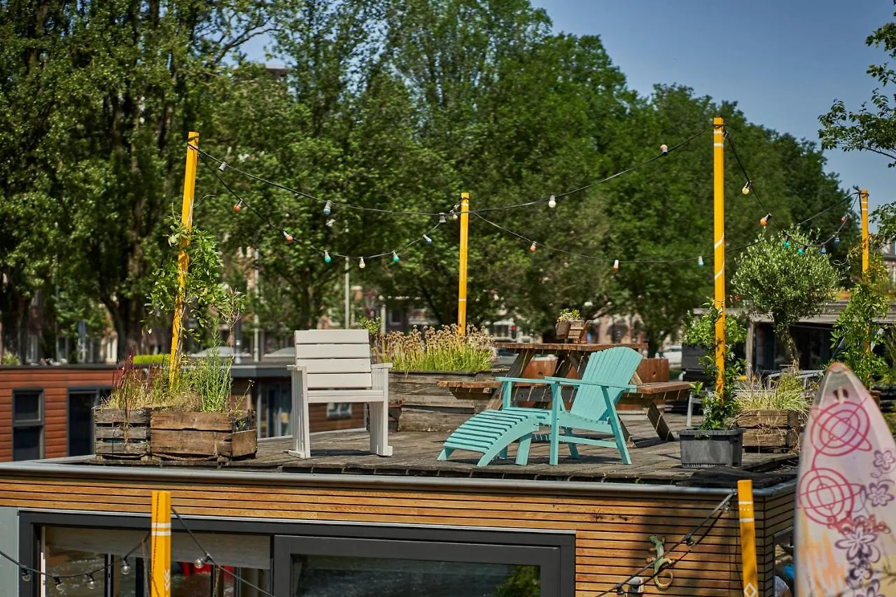 The Amsterdam Houseboat Family - De Pijp Lägenhet 0*,